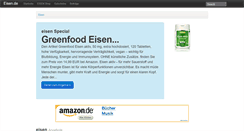 Desktop Screenshot of eisen.de